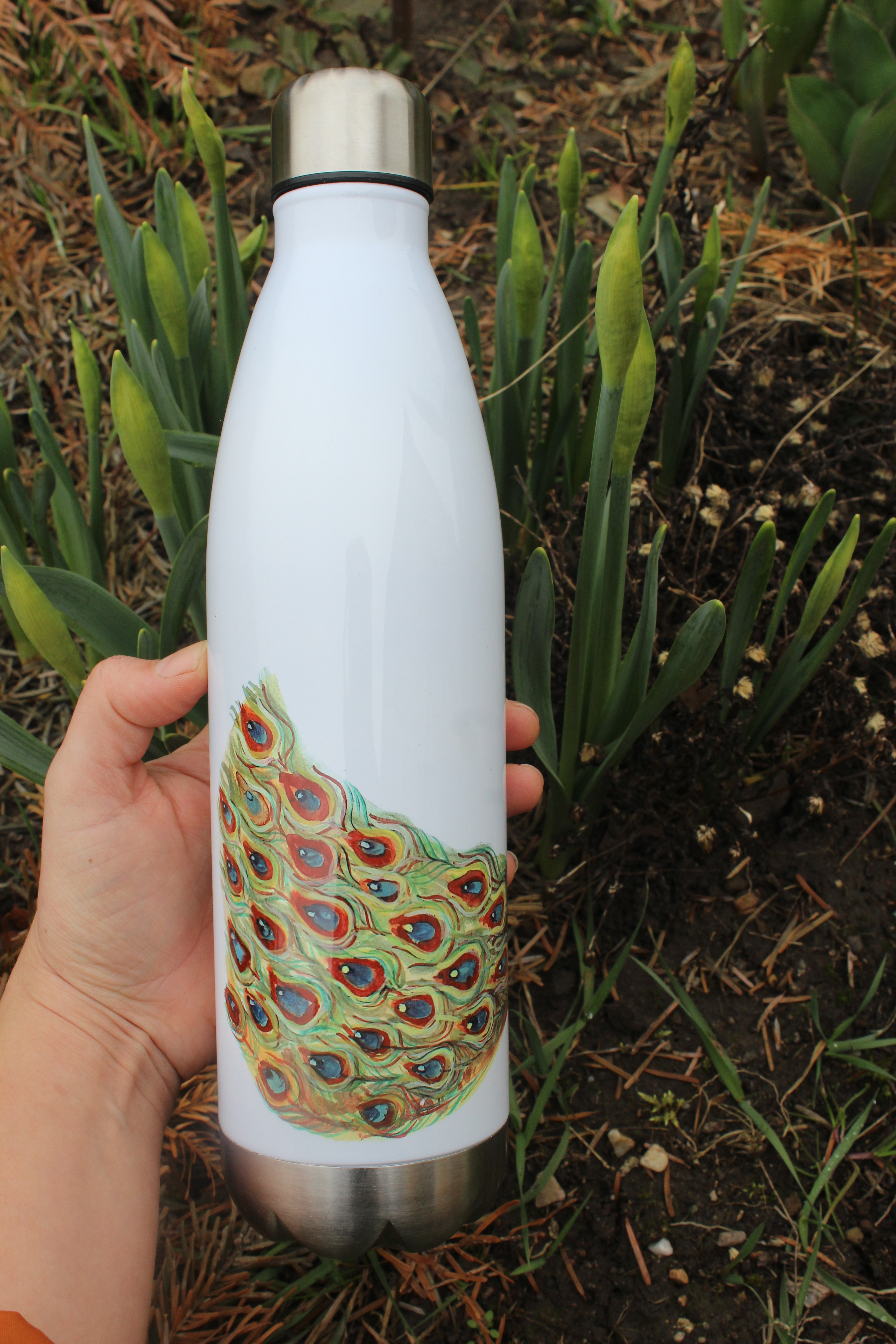 Termoska kuželka páv 750 ml