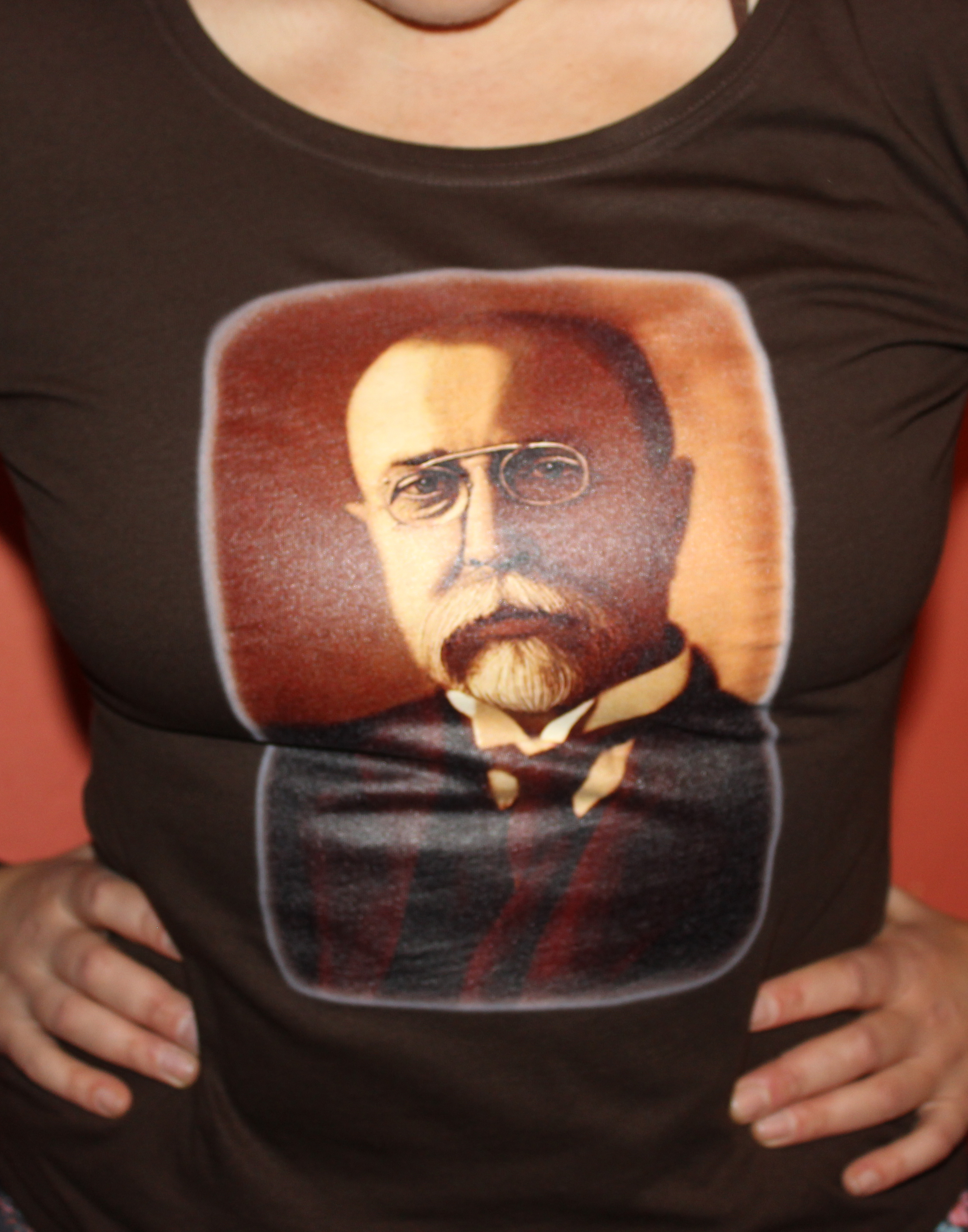 Triko TGM tmavě hnědá unisex krátký rukáv