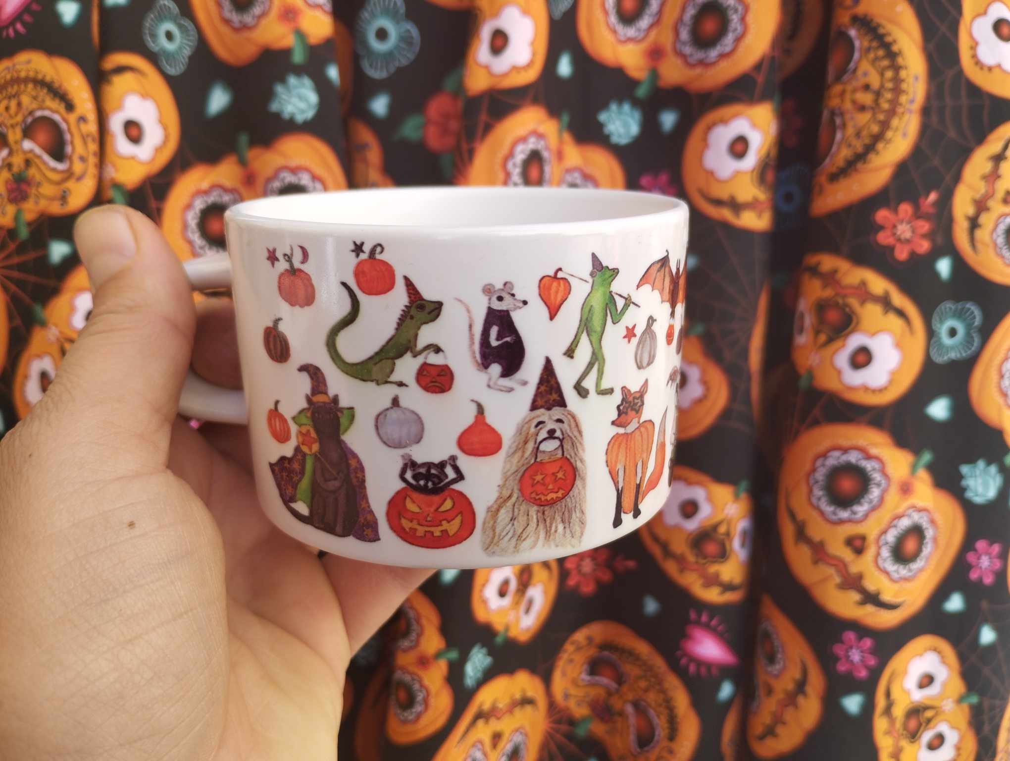 Makronka Halloweenská zvířátka