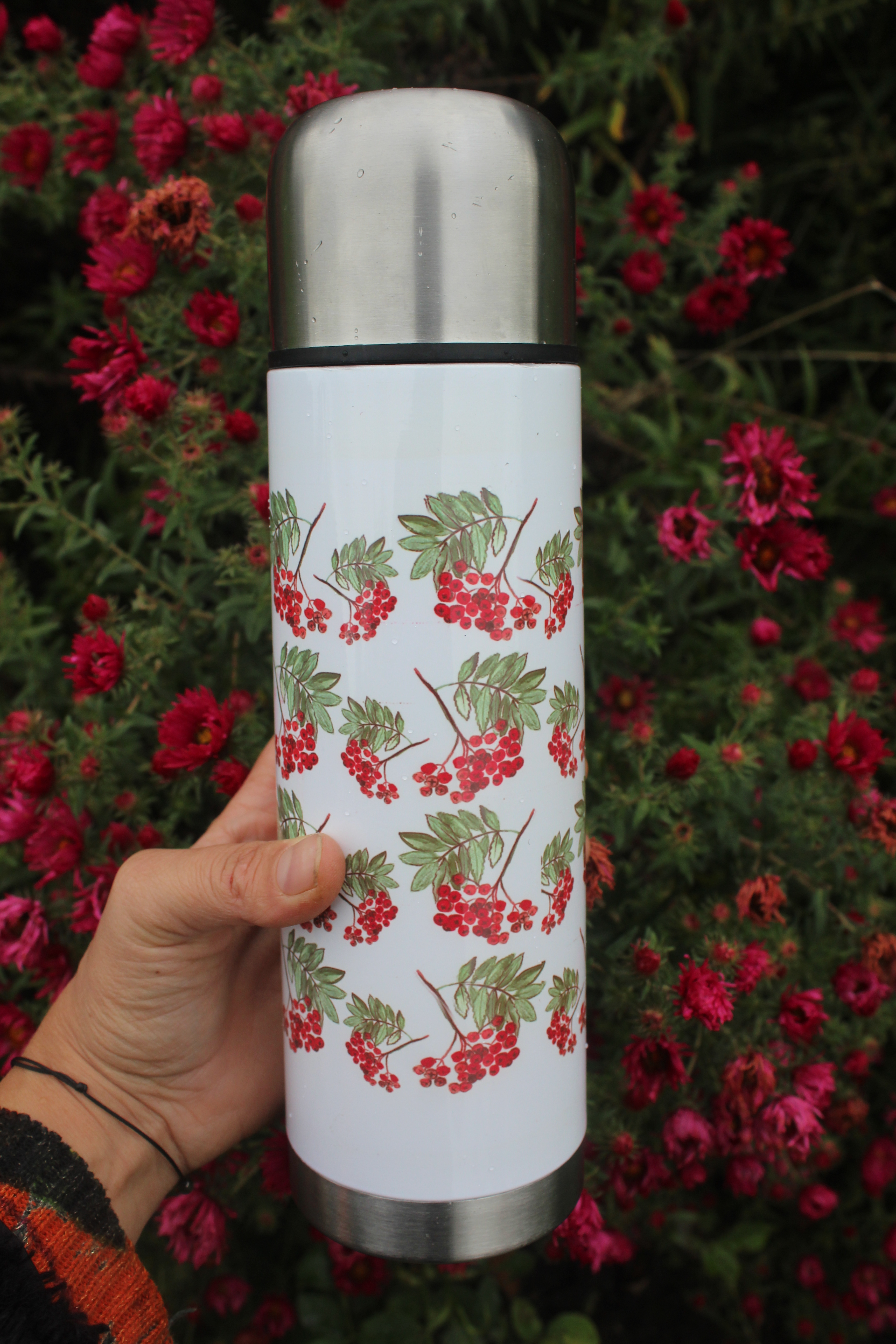 Termoska klasická jeřabiny 750 ml